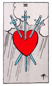 three of swords