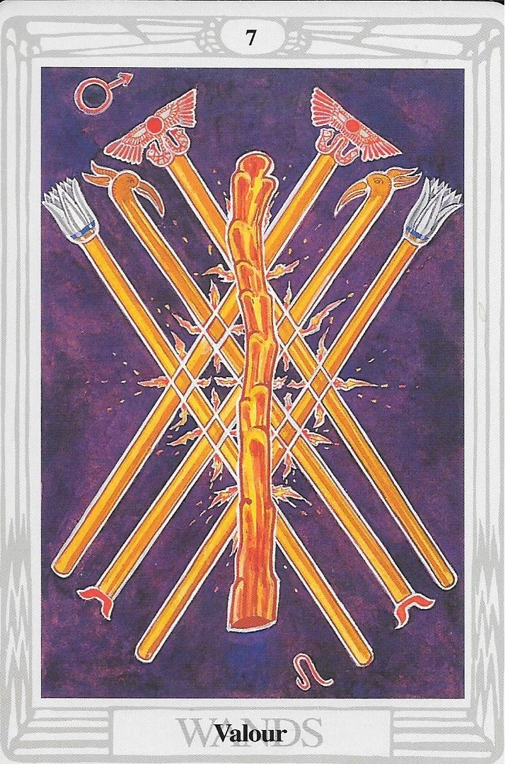 thoth seven of wands