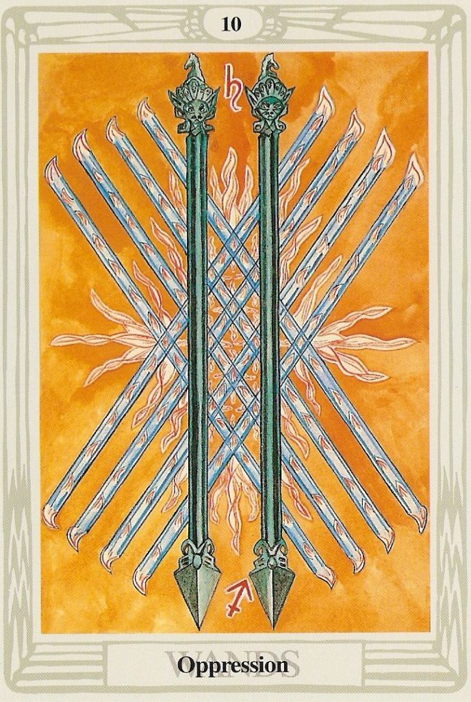 thoth ten of wands