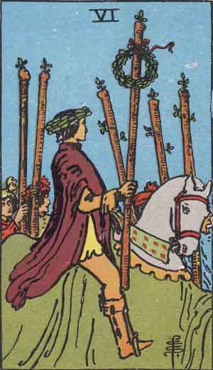 six-of-wands-rider-waite