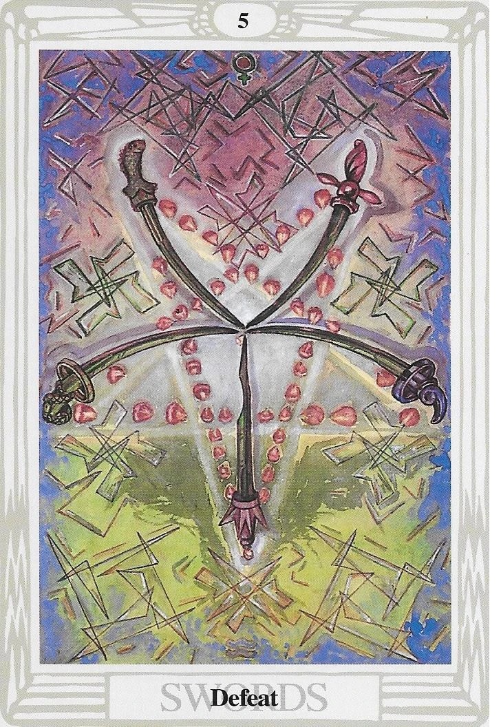 thoth five of swords